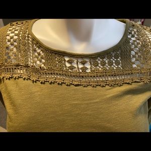 Brand new Dressbarn Olive top
